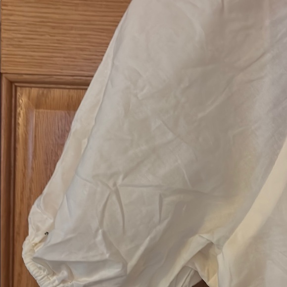 Pamela Love Rent the Runway Cotton Elegant Cream Midi Dress medium - Picture 7 of 9